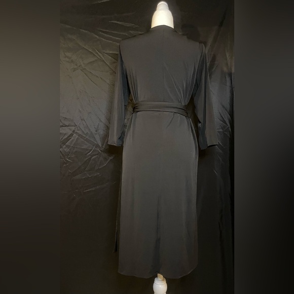 NWT Alfani Women’s black, wrap dress, size medium - Picture 4 of 6